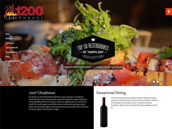 1200 Chophouse Landing Page