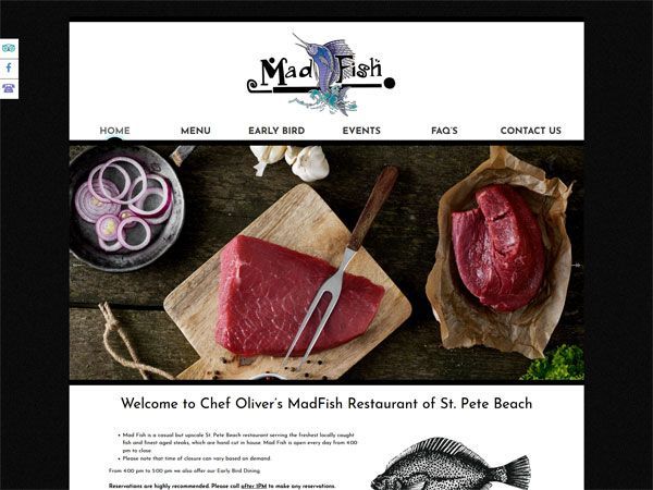 MadFish St. Pete Beach Landing Page